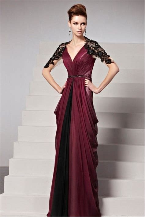 elegant maroon dresses.